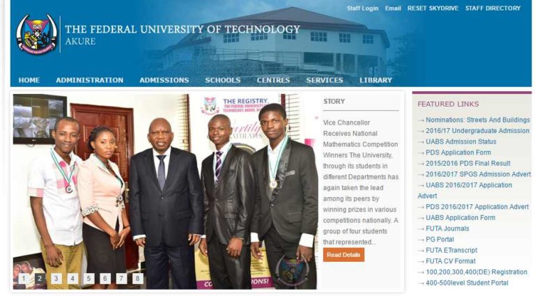 Nigerian Federal Universities Of Technology Ranking – Federal University of Technology, Akure Is #1 And Best In The Nation