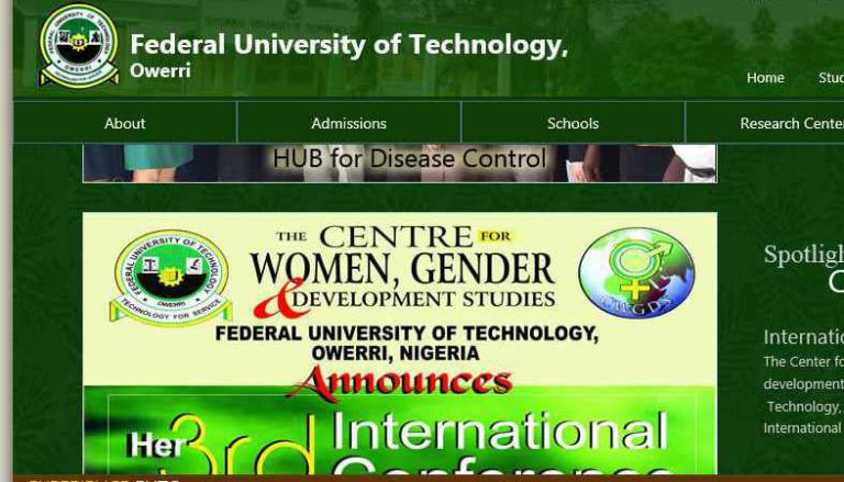 FUTO Is The 2014 Best Federal University of Technology In Nigeria