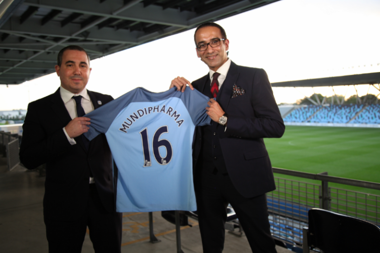 Manchester City looking for more revenue signs Mundipharma as Health Partner