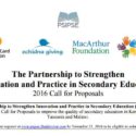 The PSIPSE Seeks to Grow its $50 Million Secondary Education Investment in Developing Countries