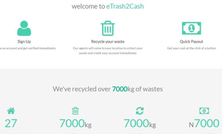 eTrash2Cash shares the vision of WeCyclers to empower Kano residents with Waste2Wealth