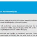Banks To Charge 1% Value Or N5,000 Penalty For Unfunded Returned Cheques In Nigeria