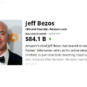 Amazon’s Jeff Bezos To Top Bill Gates As The World’s Richest Man In 2018, Now Worth $84.1B