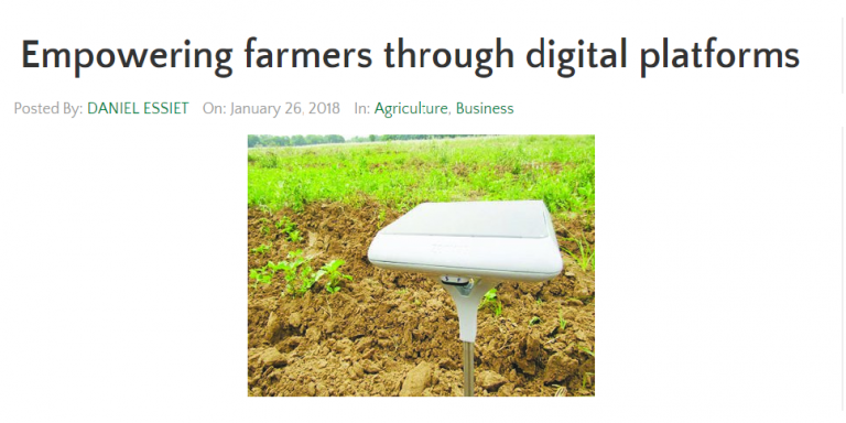 Thank you Nation Newspaper – Empowering farmers through digital platforms