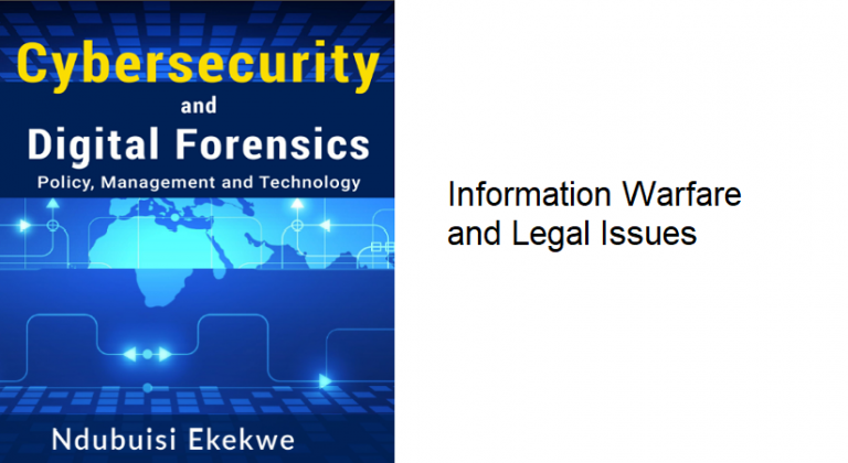 16.1 – Information Warfare & Legal Issues