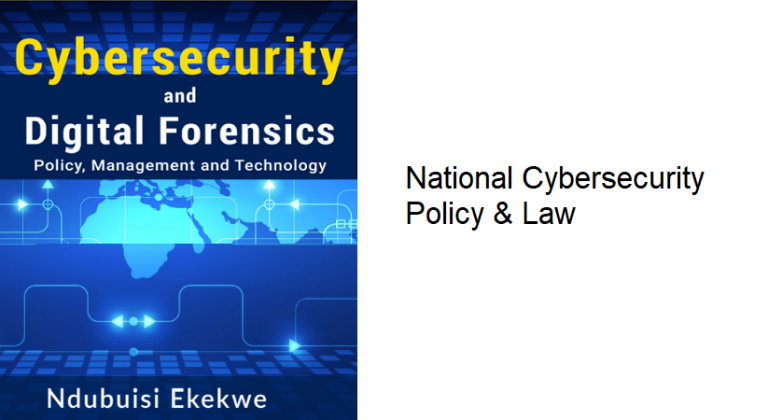 16.2 – National Cybersecurity Policy & Law