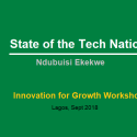 State of the Tech Nation – an Address by Ndubuisi Ekekwe