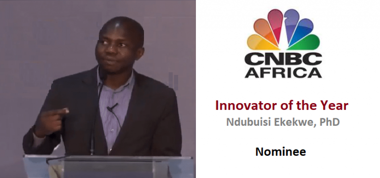 CNBC Africa Nominates Ndubuisi Ekekwe for “Innovator of the Year” Award