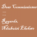 Zenvus Letter Commissioner