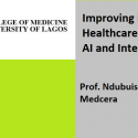 Speaking in College of Medicine, University of Lagos, Next Month