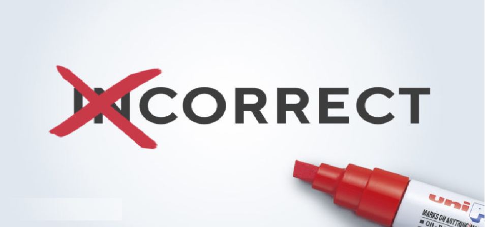 mistakes in products