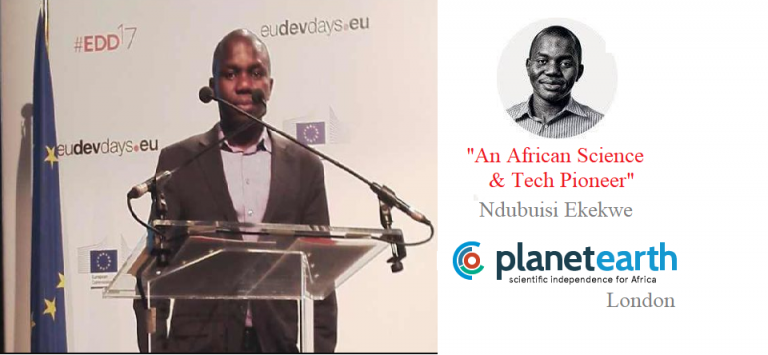 Visiting London; Planet Earth (UK) Inclusion in “Five African Science & Technology Pioneers”