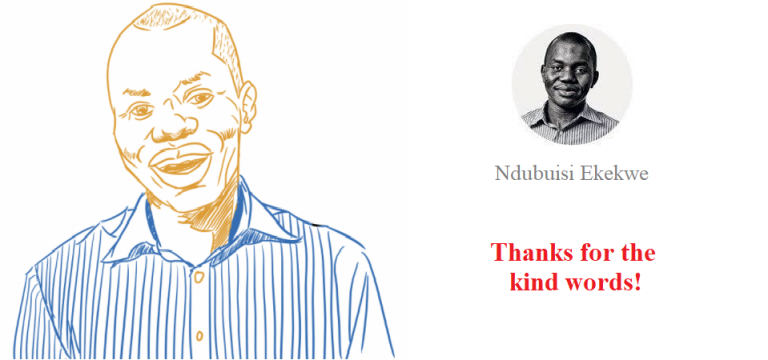 Thank You For The Kind Words