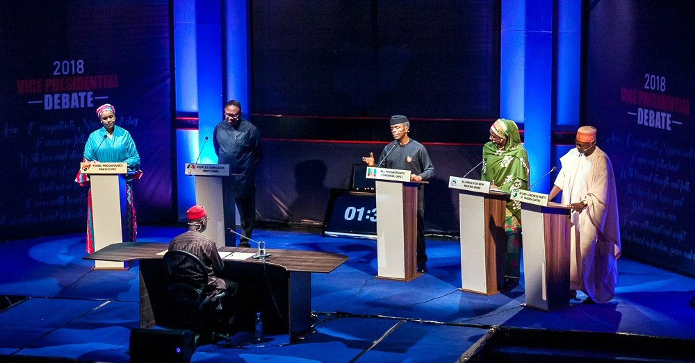 debate vice president nigeria