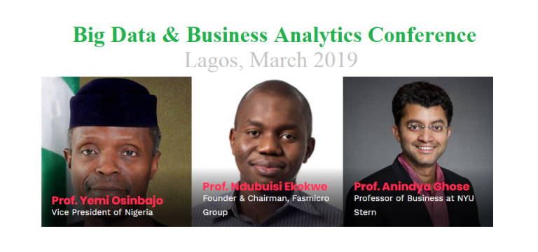 Meet Me With Vice President Prof Osinbajo As I Keynote BDA Business Analytics Conference Next Month, Lagos