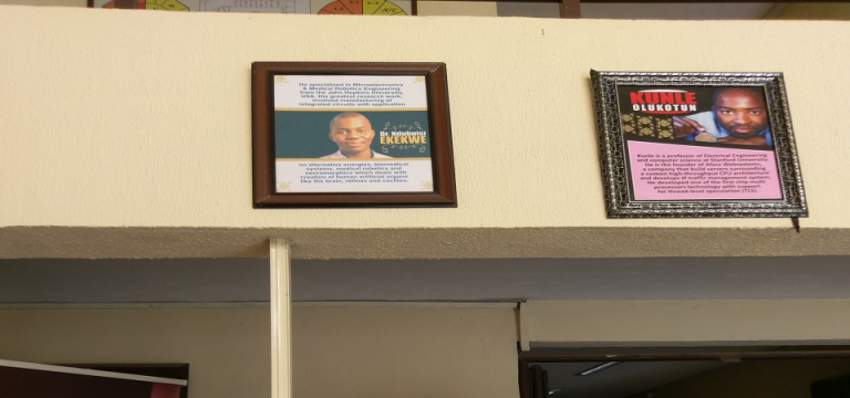 Covenant University Displays Framed Photo of Ndubuisi Ekekwe in Engineering Building