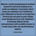 Nigeria’s Youth Unemployment Problem – Peril of Making Every Youth An EMPLOYER