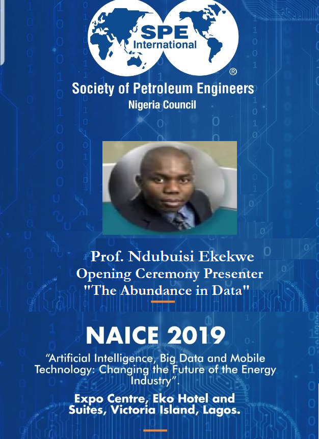 Grand Opening Ceremony of SPE Int’l Conference – My Talk Title is “The Abundance in Data”