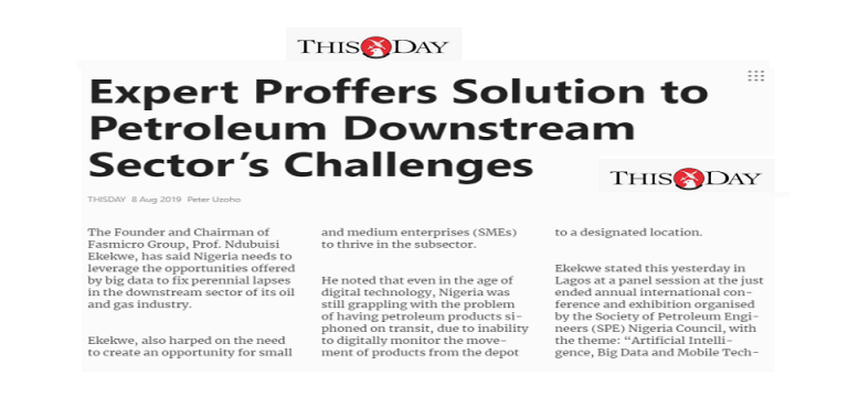 How Nigeria Can Prevent Fuel Diversion – ThisDay Report of My Perspectives