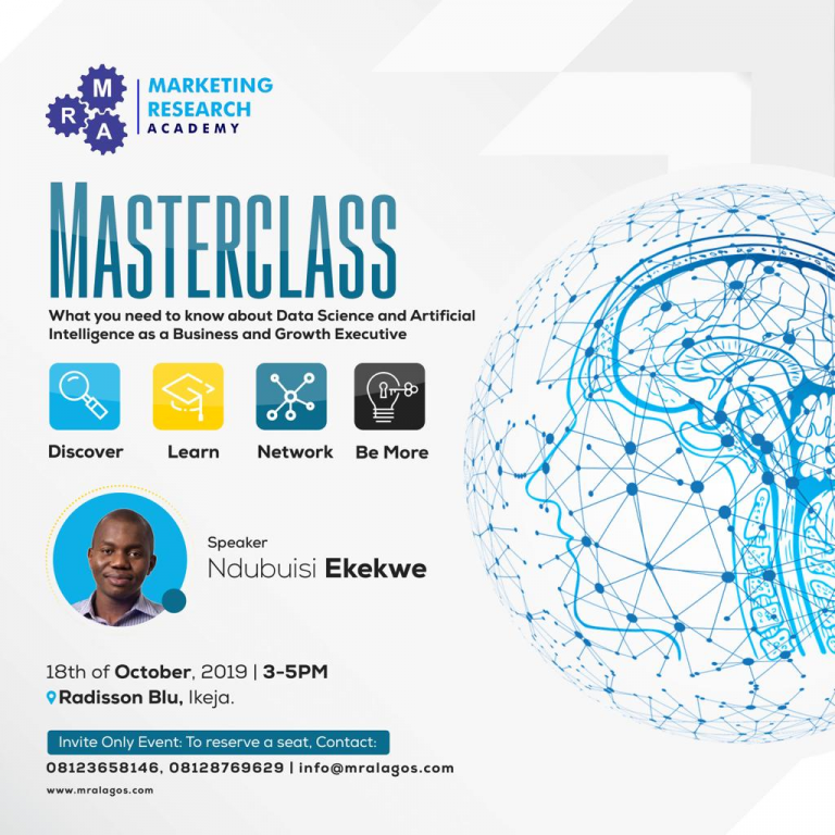 A Masterclass on AI in Business – Oct 18, Lagos