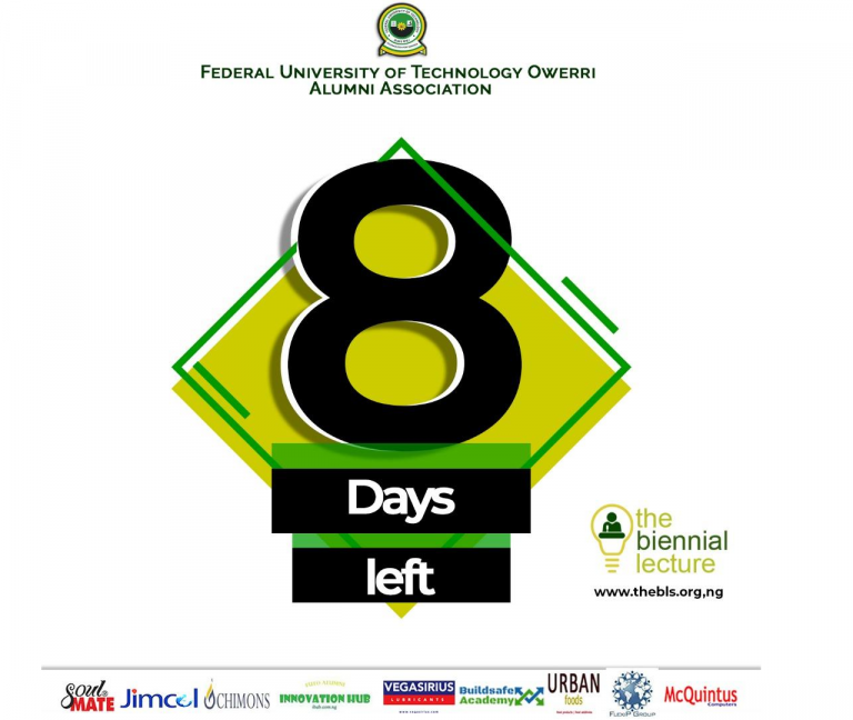 Join Me At FUTO Biennial Lecture – Oct 24th, Lagos