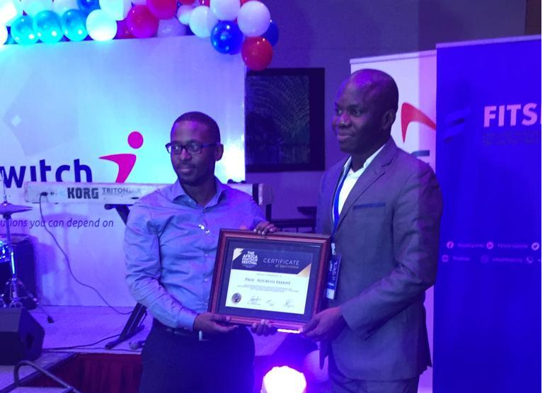 Ndubuisi Ekekwe Kampala Fintech award Ndubuisi Ekekwe Kampala Fintech award