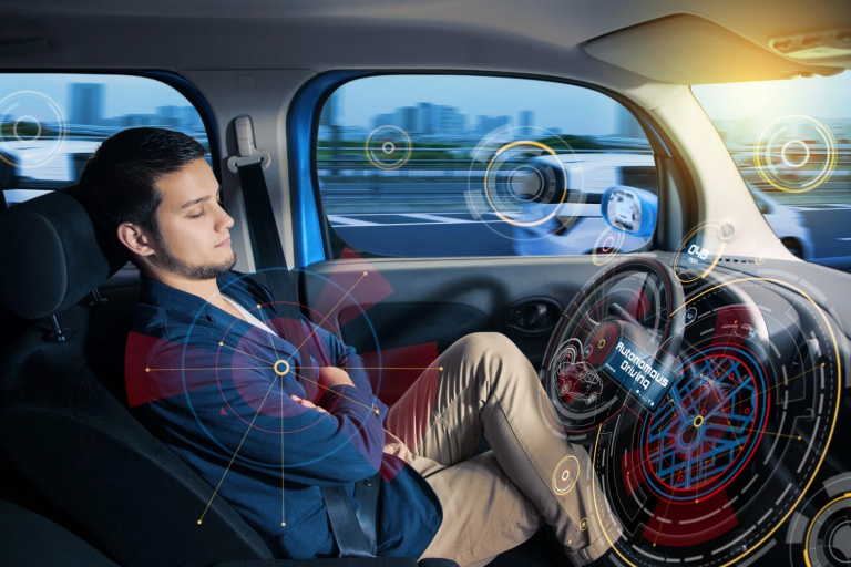 Role of Space-Based Internet in the Future of Self-Driving Vehicles