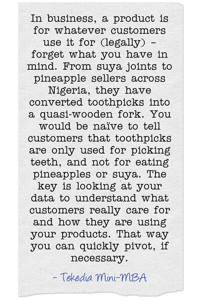 Some Quotes from Tekedia Mini-MBA