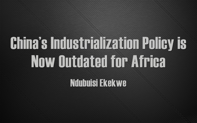 China’s Industrialization Policy is Now Outdated for Africa [Video]