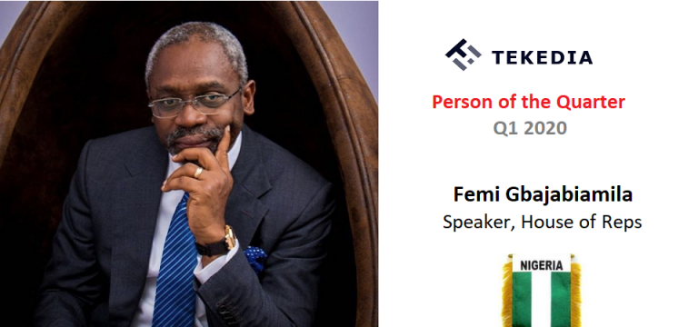 My Person of the Quarter, Q1 2020 – Femi Gbajabiamila
