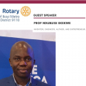 Ndubuisi Ekekwe To Speak in Rotary Club Ikoyi via Video
