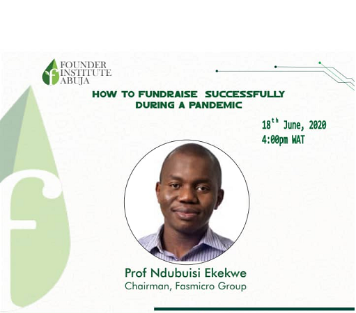 Ndubuisi Ekekwe To Speak in Founder Institute