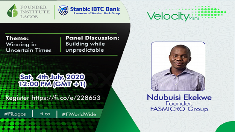 Ndubuisi Ekekwe To Deliver Opening Remarks at Founders Institute Lagos Graduation