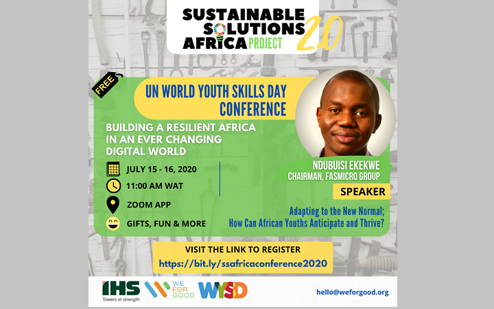 Ndubuisi Ekekwe To Keynote UN World Youth Skills Day Conference