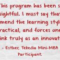 “This program has been so insightful” – Tekedia Mini-MBA Testimonial