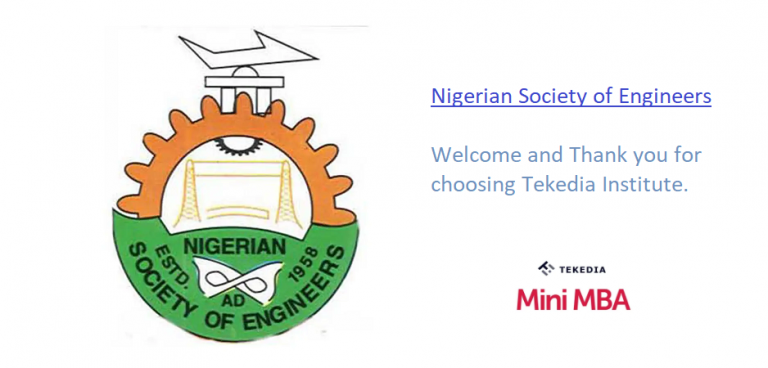 Thank You – Nigerian Society of Engineers