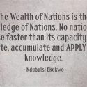 The Wealth of Nations is the Knowledge of Nations