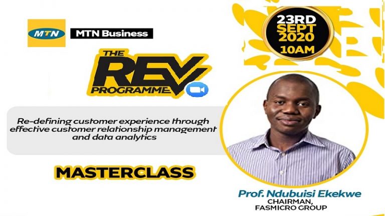 Join Ndubuisi Ekekwe At MTN Business Masterclass – 23rd Sept, 10AM WAT