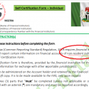 A Copy of the Nigeria’s Self-Certification Form – Individual