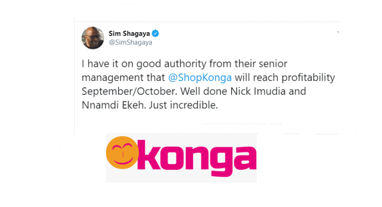 The Konga’s Profitability Tweet