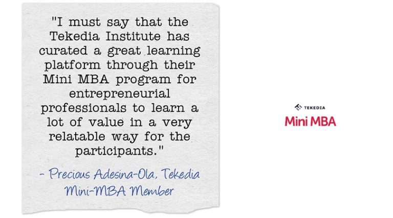 A Testimonial on Tekedia Mini-MBA – “a great learning platform”