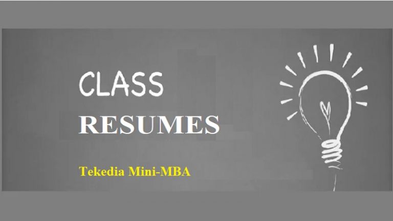 Tekedia Mini-MBA Resumes, All Editions Career Week, etc