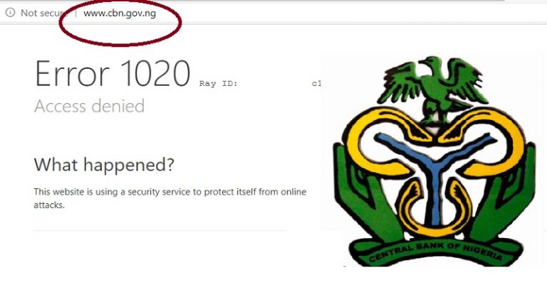 At 4pm Lagos Time (Oct 18, Sunday) CBN Website Remains Offline Here [Video]