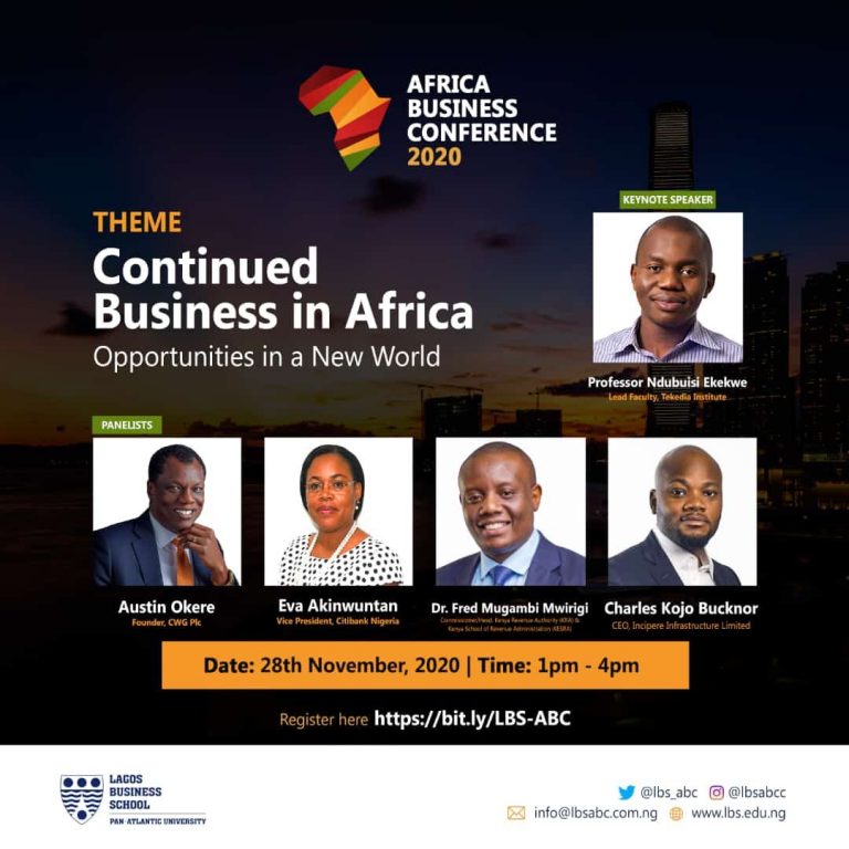 Join Ndubuisi Ekekwe As He Keynotes Africa Business Conference at Lagos Business School