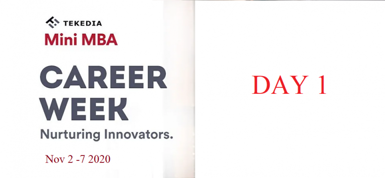 2020 Career Week Day 1