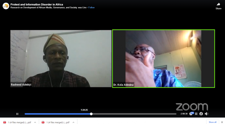 They Came, They Participated, They Dissected Protests and Information Disorder in Africa for Public Good