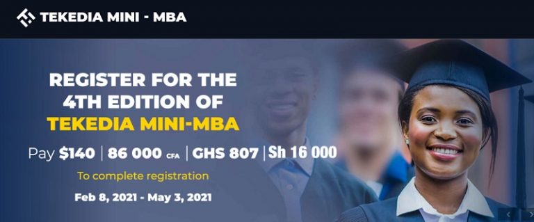 Tekedia Mini-MBA – Registration in  Ghana and Cameroon
