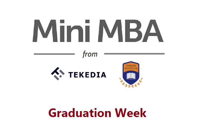 It’s Graduation Week At Tekedia Institute