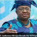 U.S. Endorses Ngozi Okonjo-Iweala for WTO job