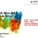 Tekedia Mini-MBA Edition 4: What To Expect – Tekedia Daily